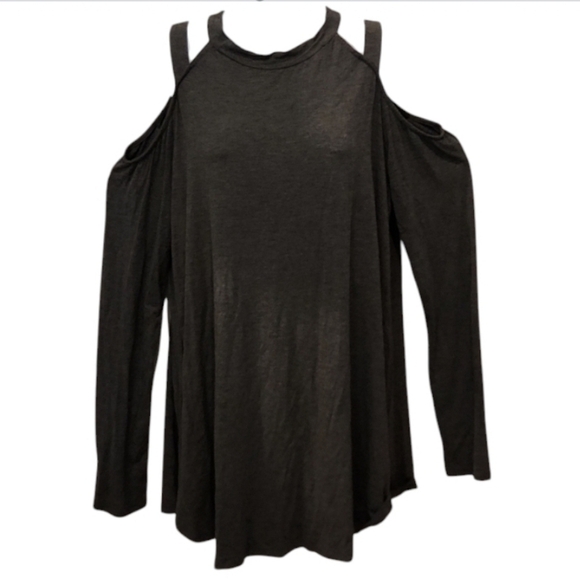 NWT MTS Cut Out Cold Shoulder Top - Picture 1 of 5